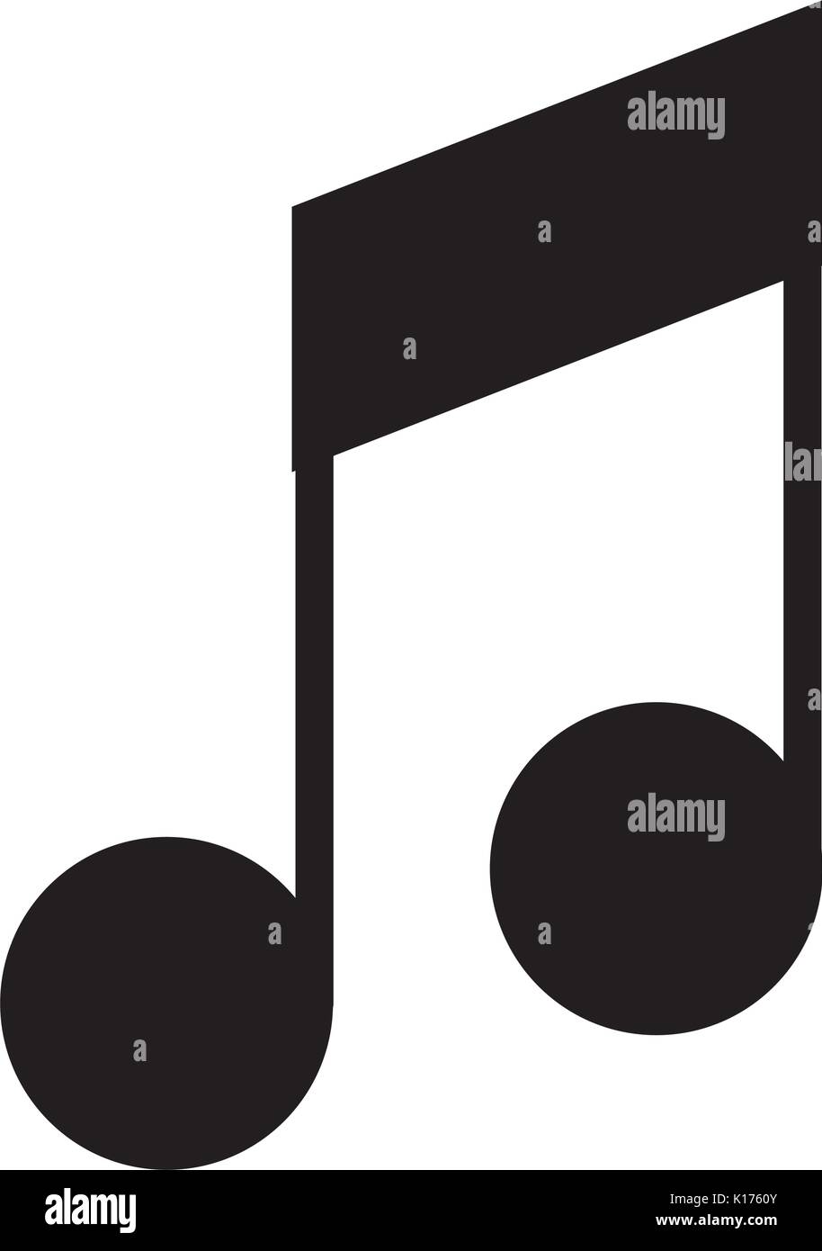 music note isolated icon Stock Vector Image & Art - Alamy