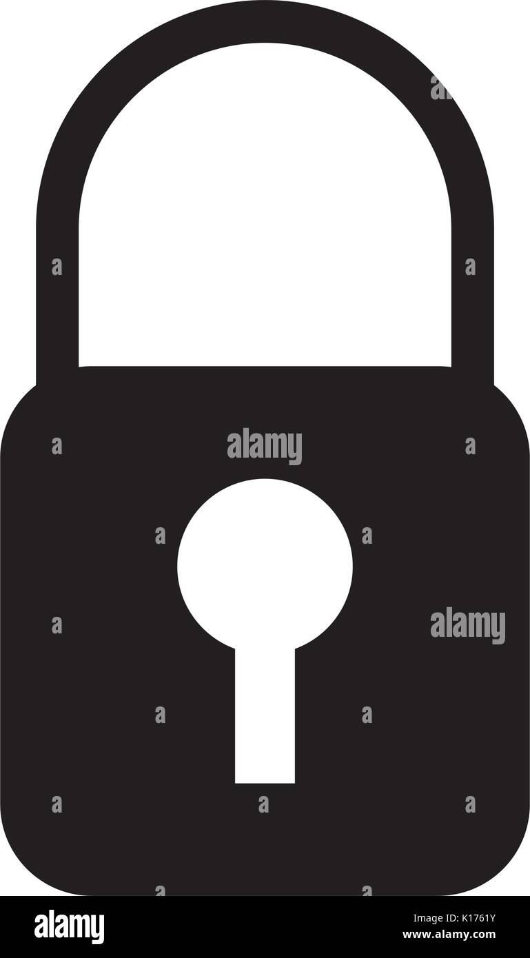 safe padlock isolated icon Stock Vector Image & Art - Alamy