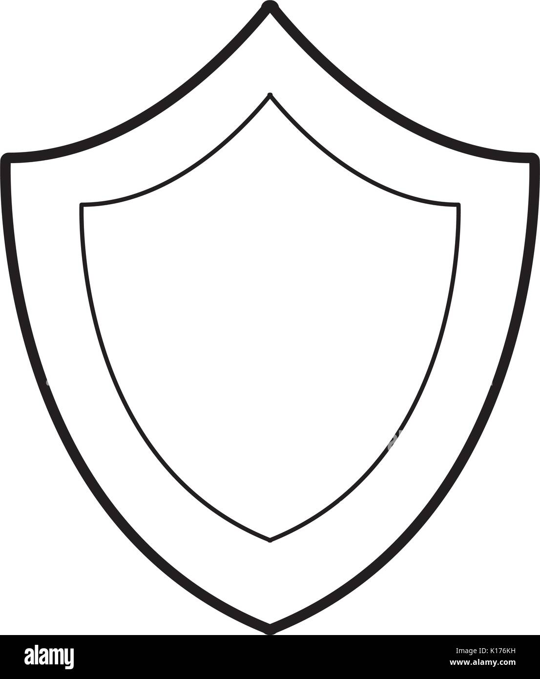 shield security isolated icon Stock Vector Image & Art - Alamy