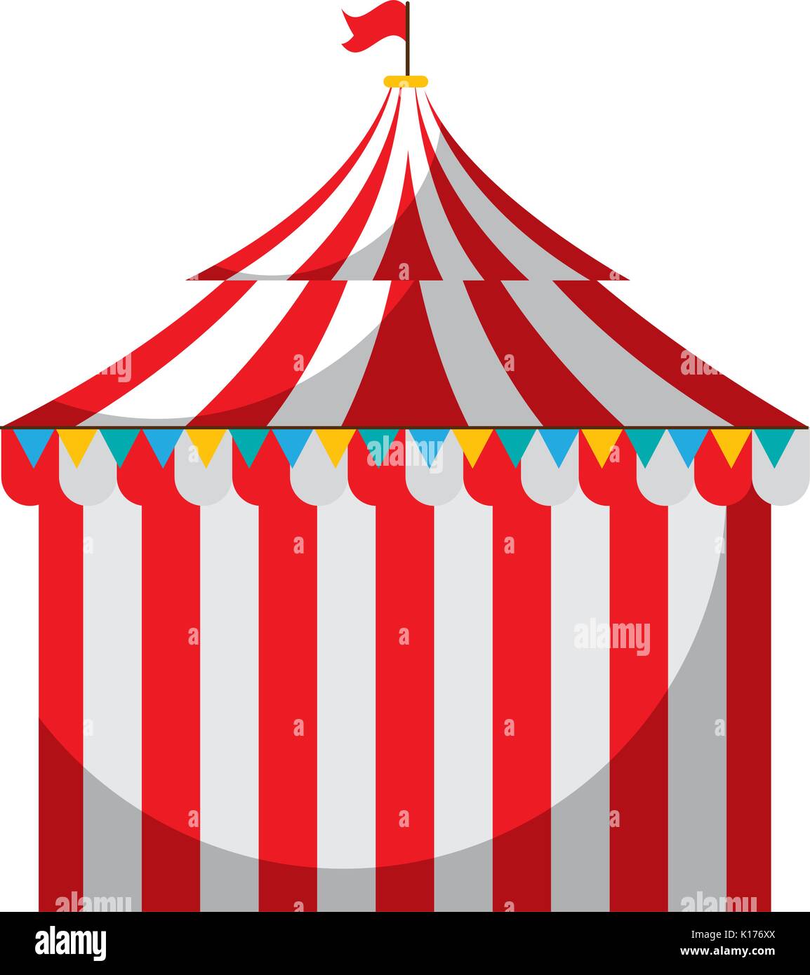 circus tent isolated icon Stock Vector Image & Art - Alamy