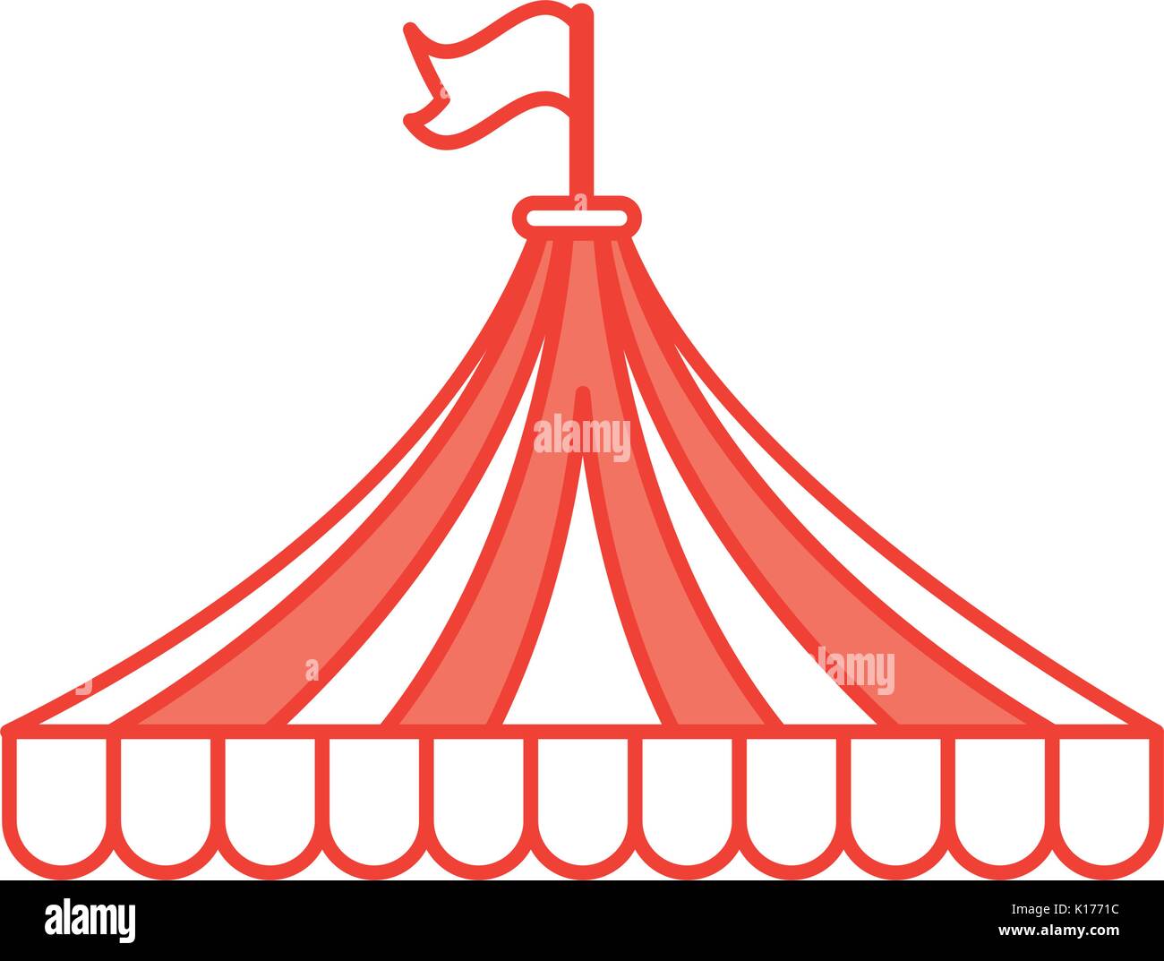 circus tent isolated icon Stock Vector Image & Art - Alamy