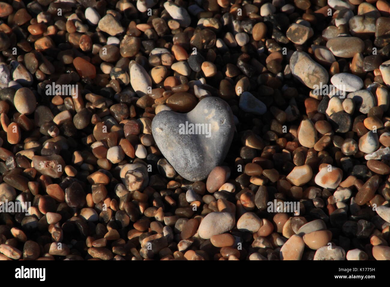 Heart beach rock for valentine's day. England, UK Stock Photo Alamy