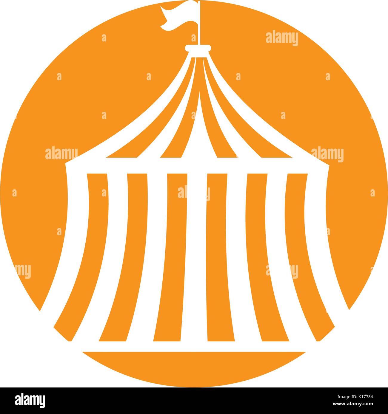 circus tent isolated icon Stock Vector Image & Art - Alamy