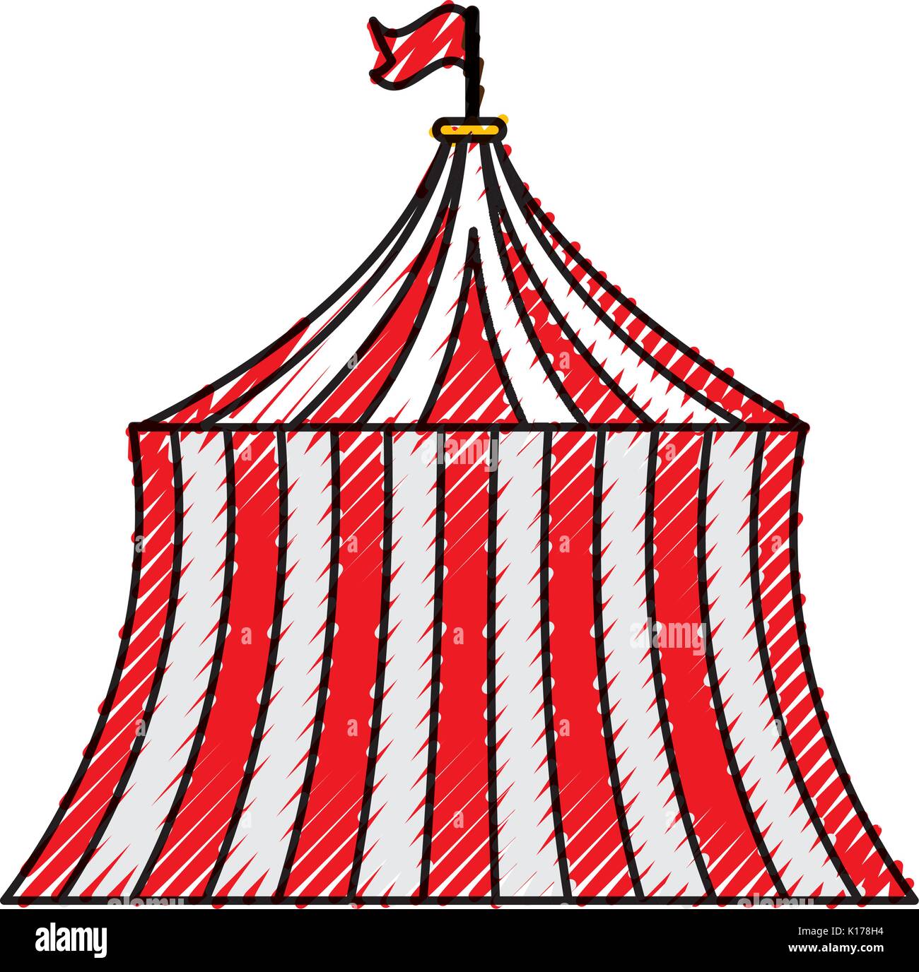 circus tent isolated icon Stock Vector Image & Art - Alamy