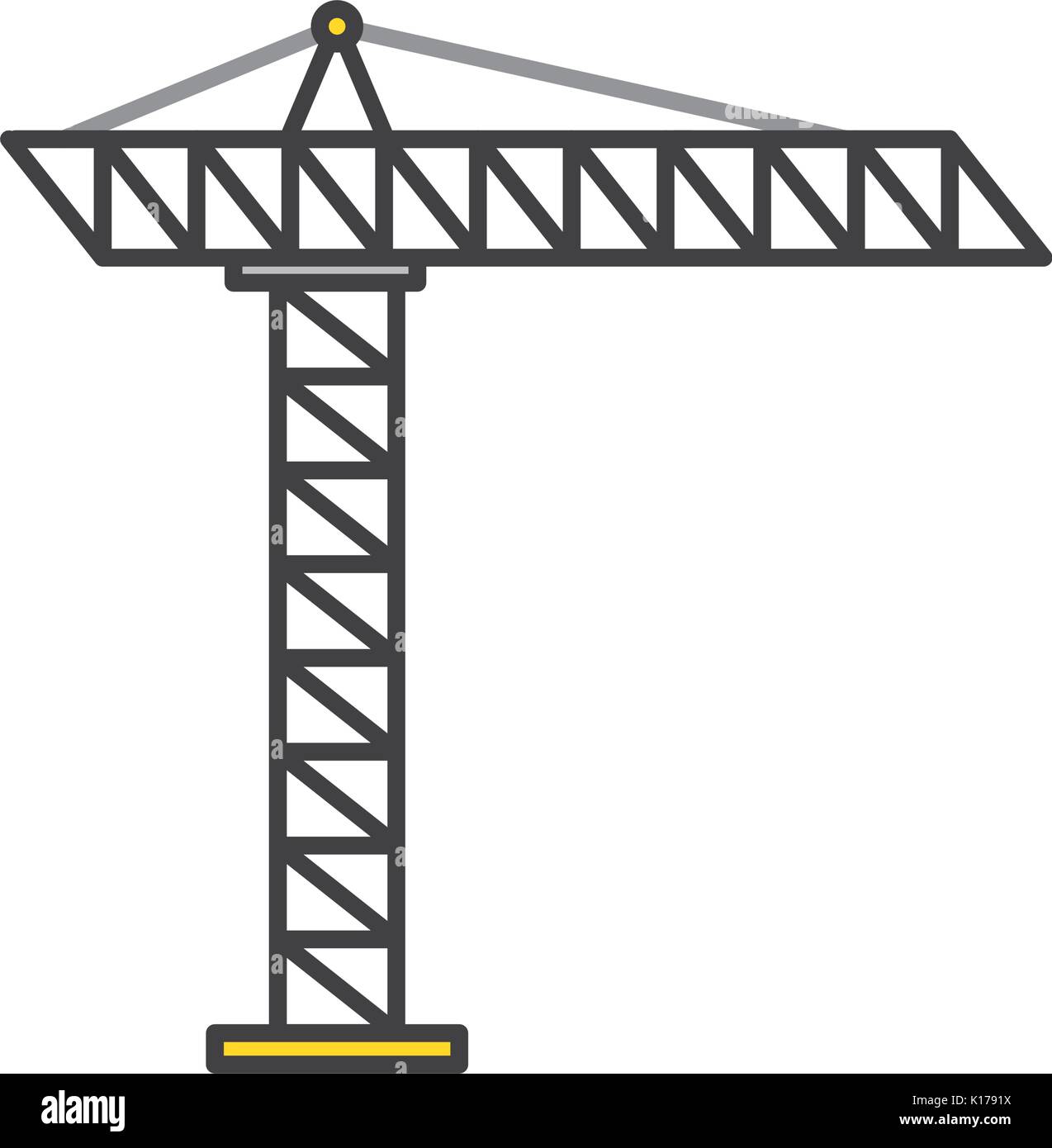 construction crane isolated icon Stock Vector Image & Art - Alamy