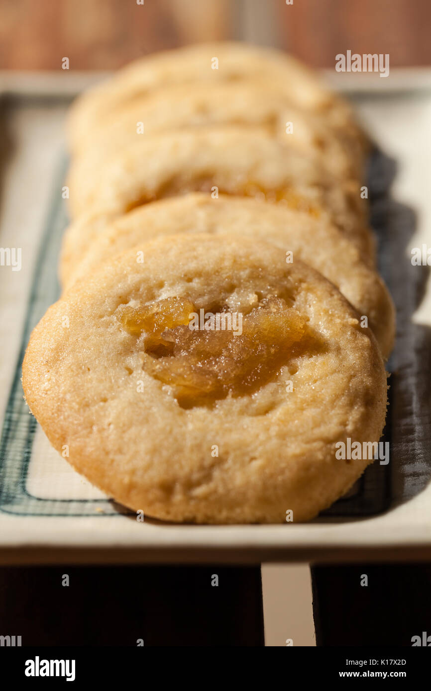 Homemade mixed fruit Jam cookie Stock Photo Alamy
