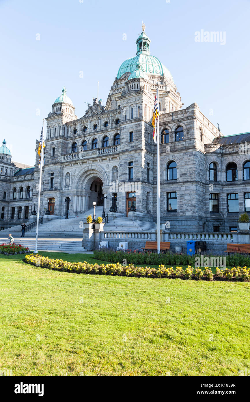 Parliament buildings in Victoria, Canada, North America Stock Photo