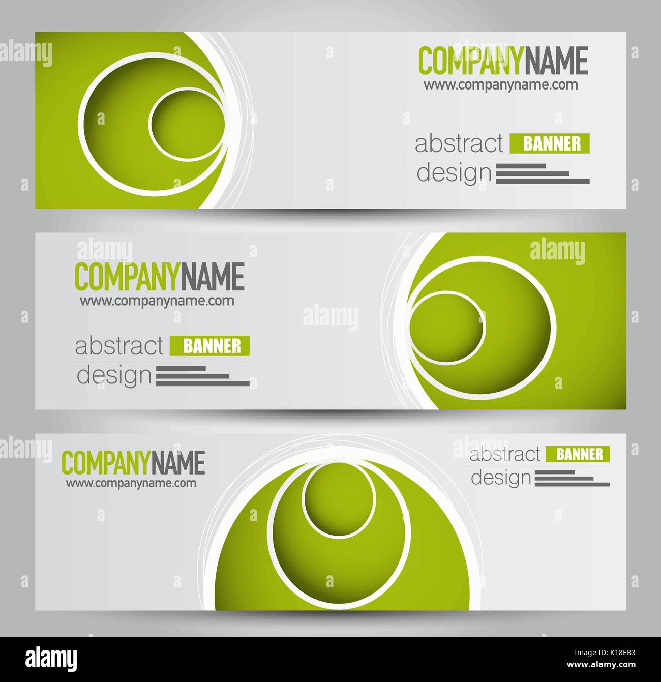 Banner Template Abstract Background For Design Business Stock