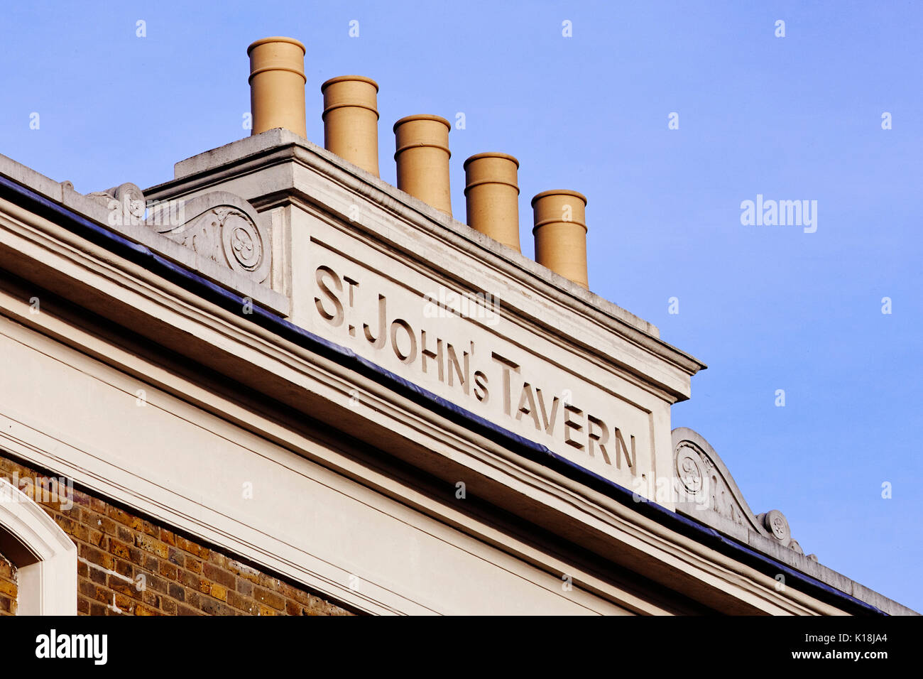 St John's Tavern London Stock Photo