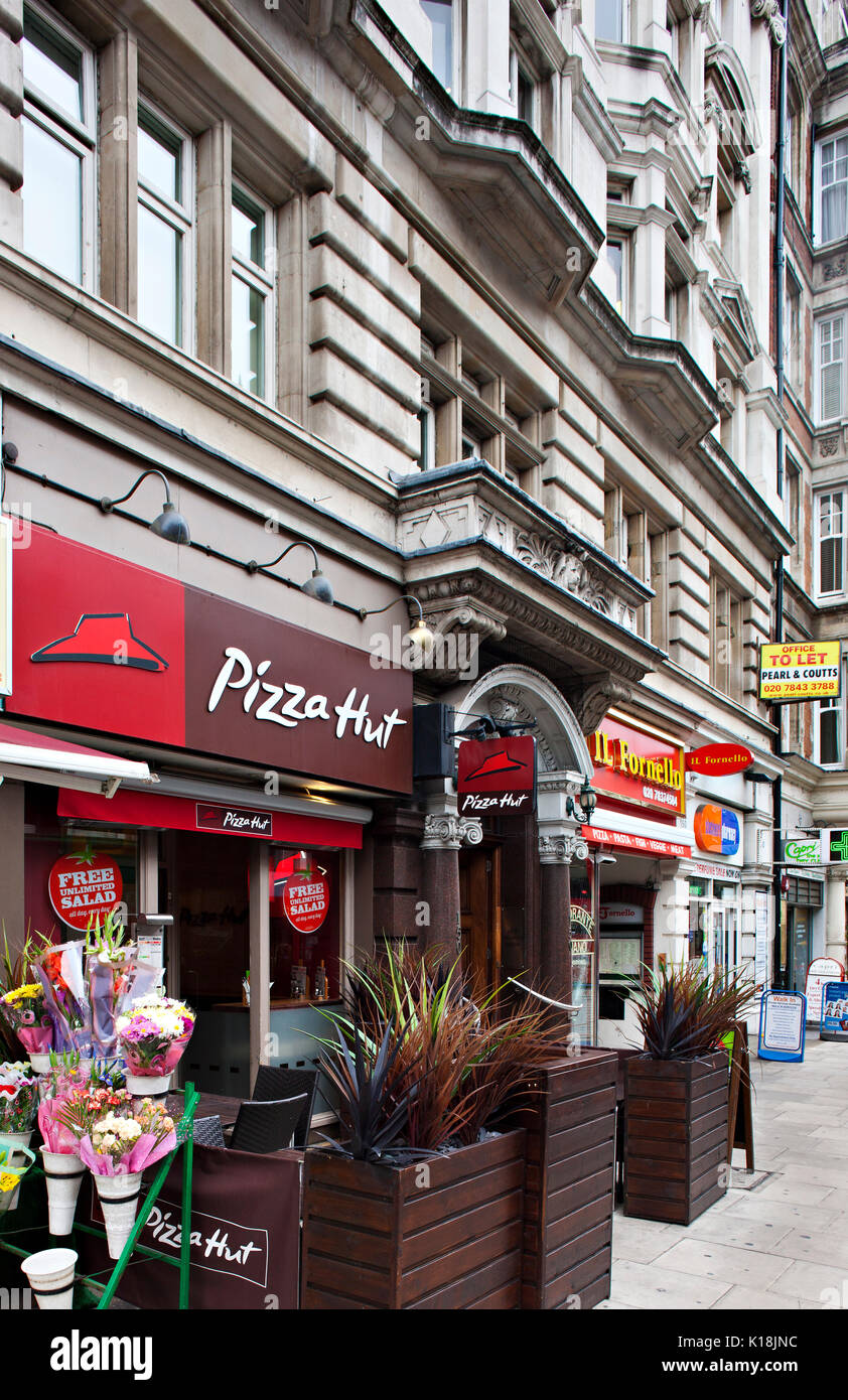 Pizza Hut London Stock Photo