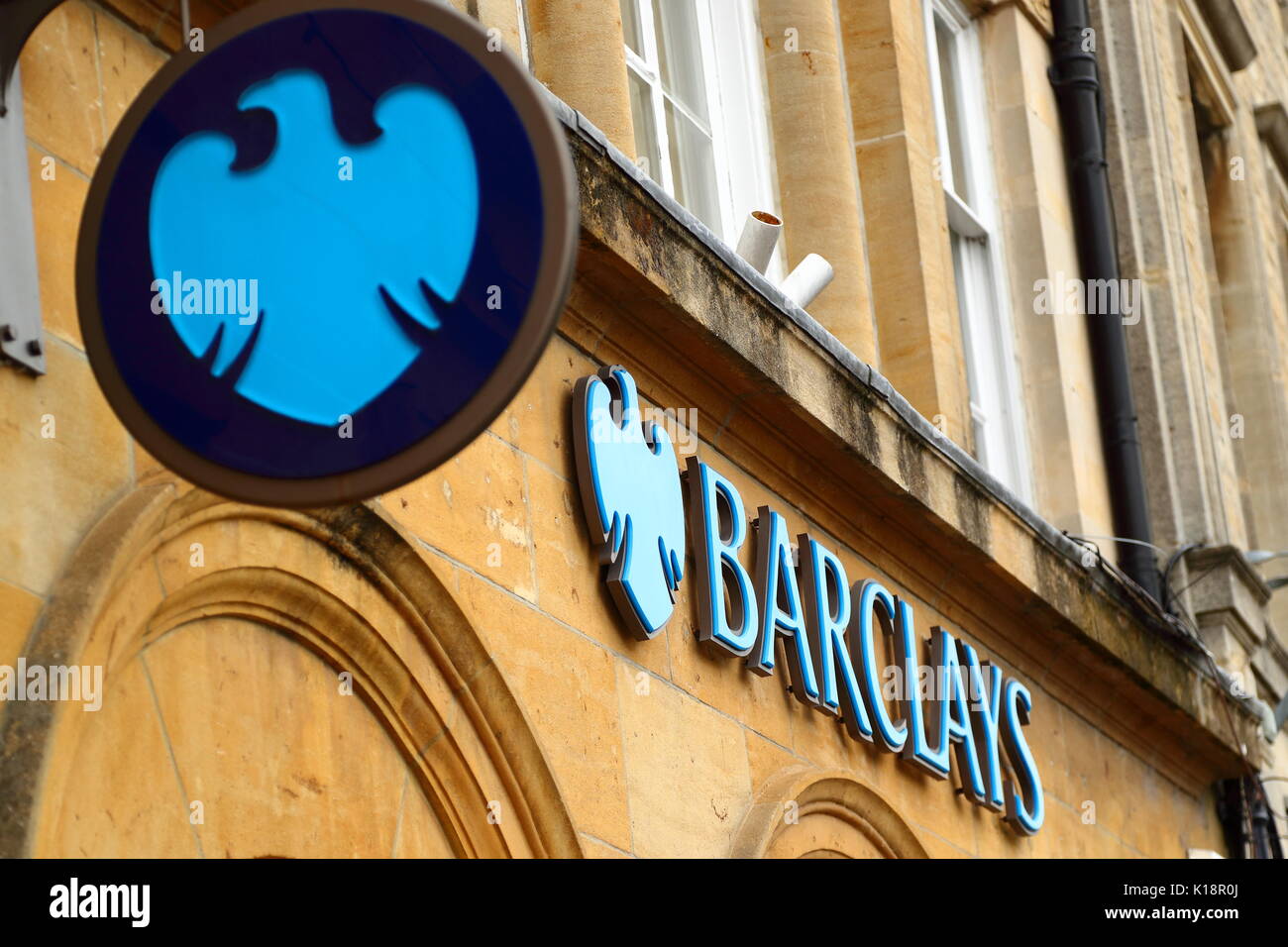Barclays bank logo eagle hi-res stock photography and images - Alamy