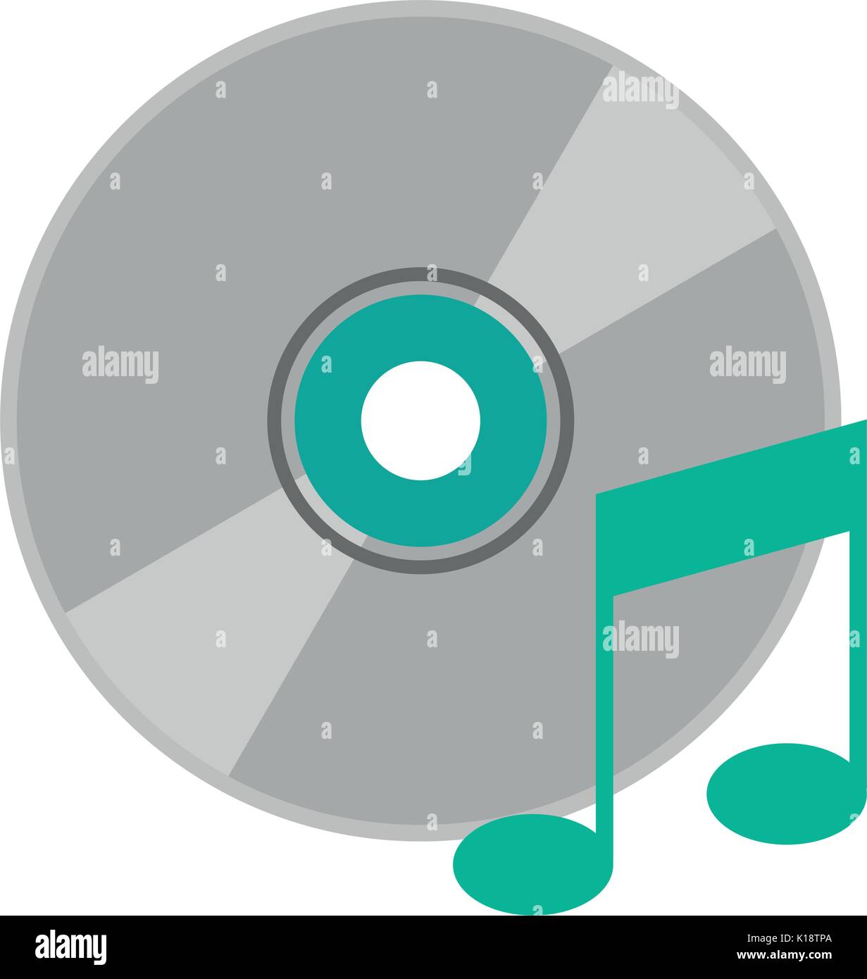 Cd With Quaver Or Eight Note Music Icon Image Vector Illustration Design  Royalty Free SVG, Cliparts, Vectors, and Stock Illustration. Image 84591098.