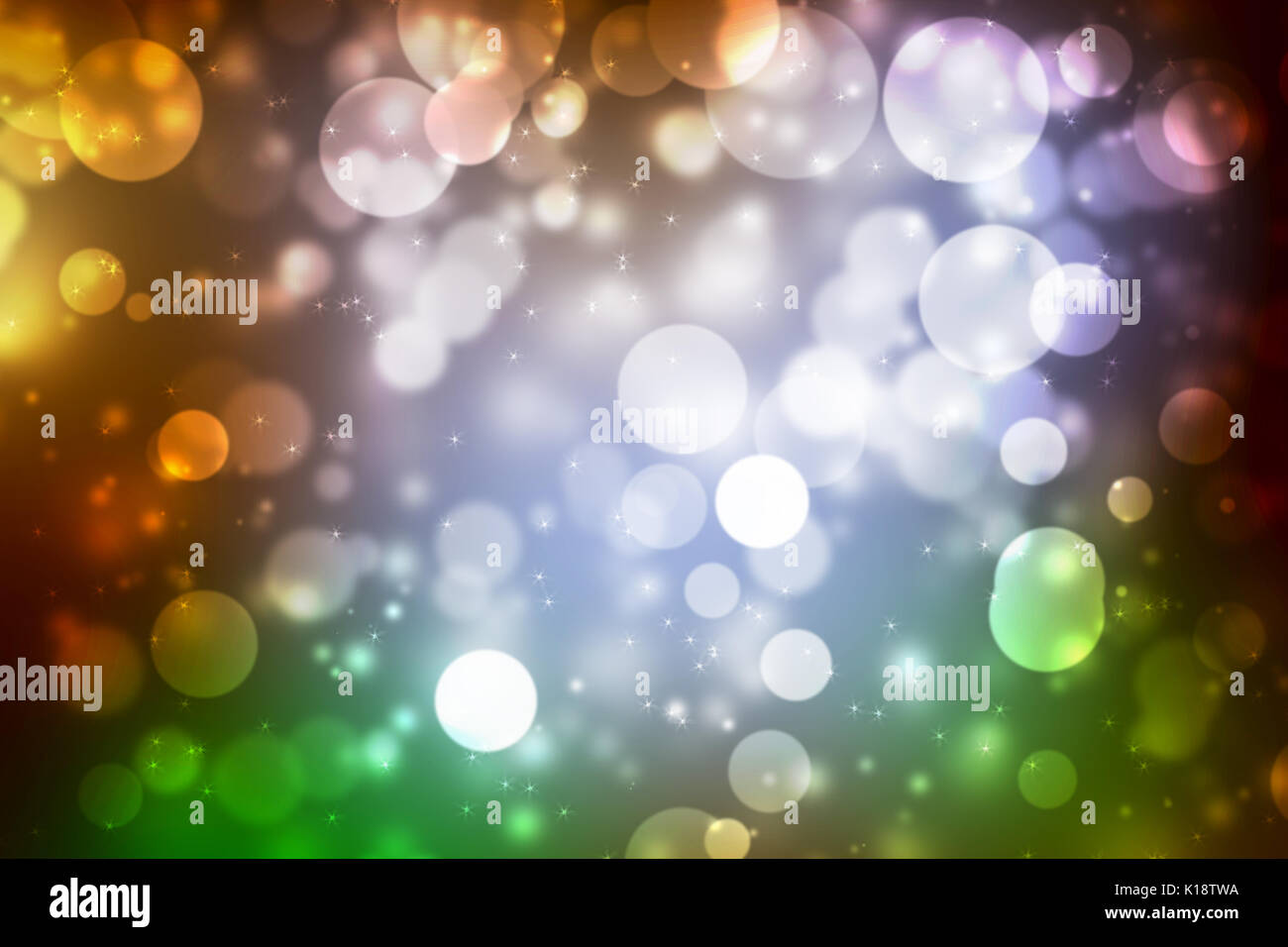 Abstract illustration bokeh light on colorful background Stock Photo ...