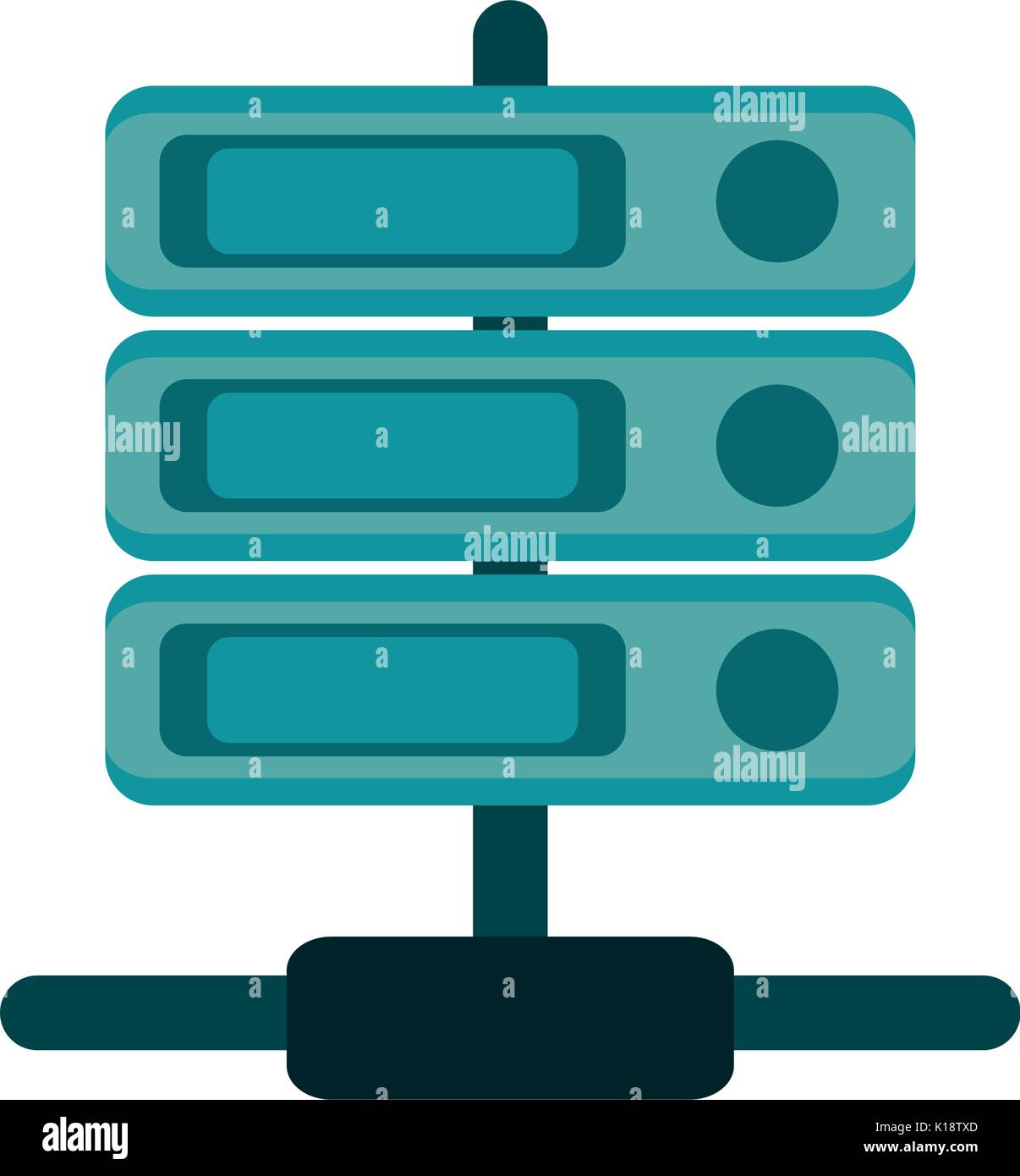servers web hosting related icons icon image vector illustration design Stock Vector