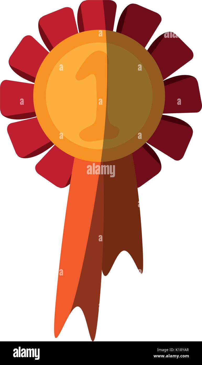 award or prize icon image vector illustration design Stock Vector Image