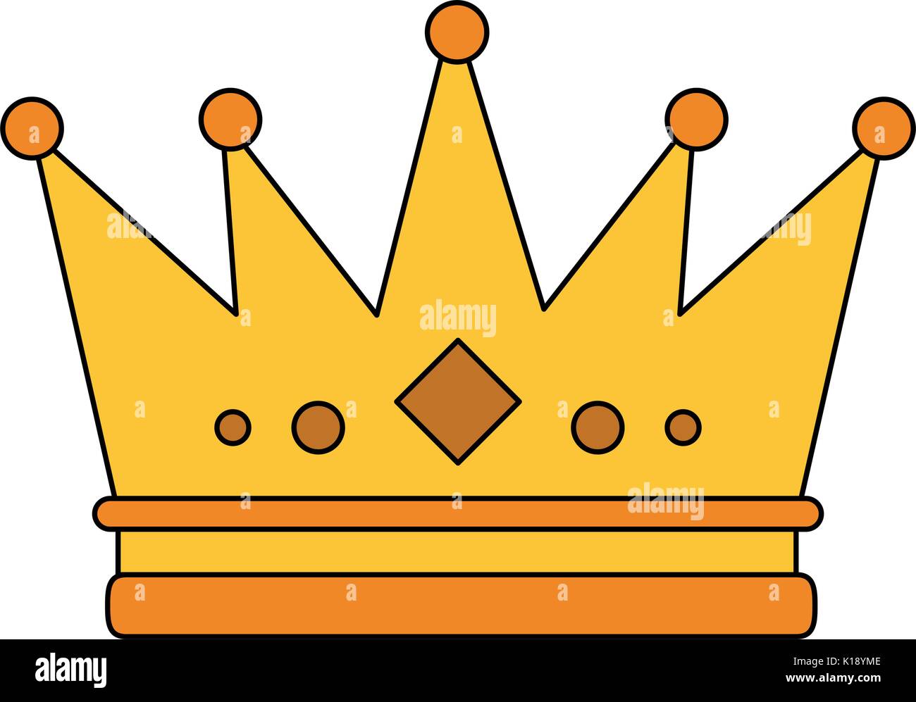 royalty crown icon image vector illustration design Stock Vector Image ...
