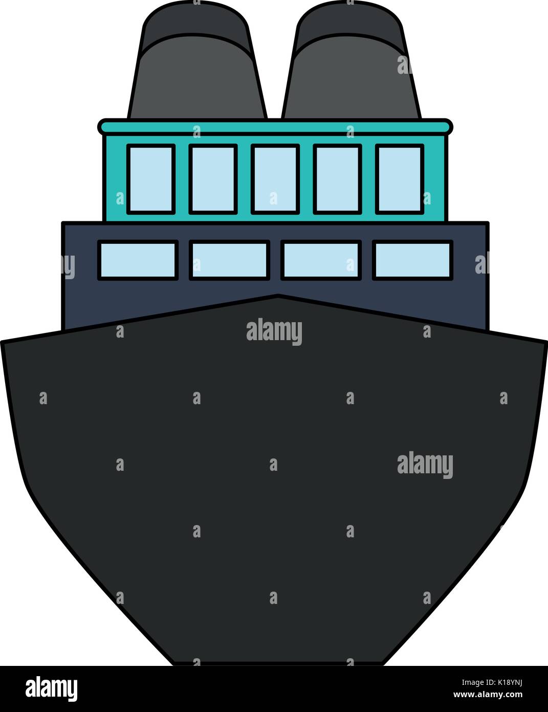 cargo ship icon image vector illustration design Stock Vector Image ...