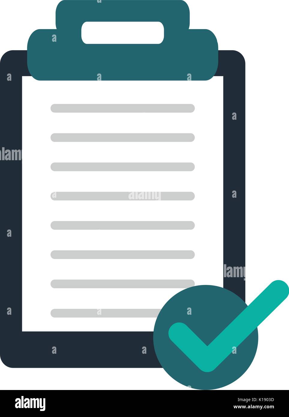 clipboard with paper icon image Stock Vector Image & Art - Alamy