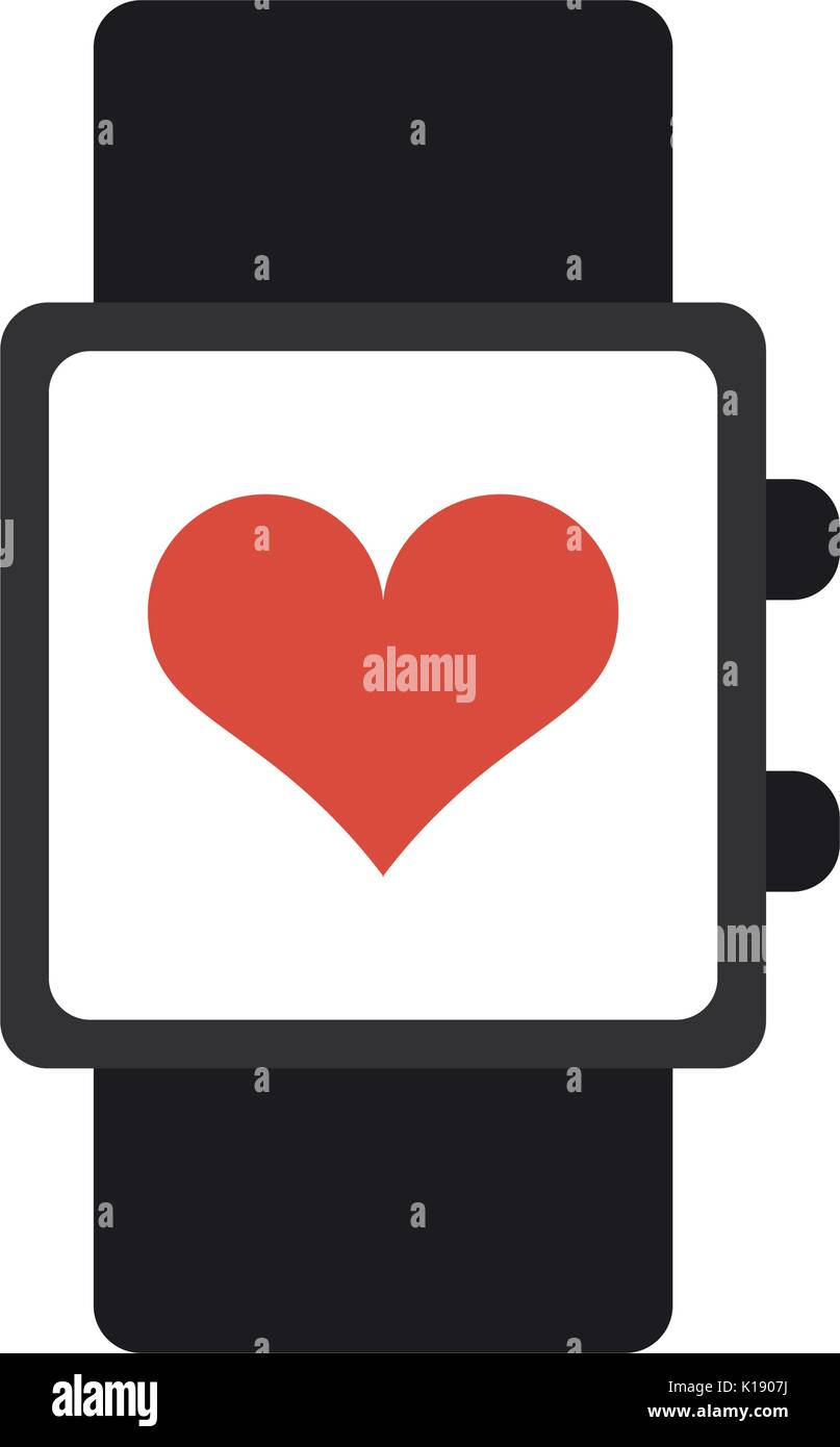 heart rate wrist monitor icon image Stock Vector Image & Art - Alamy