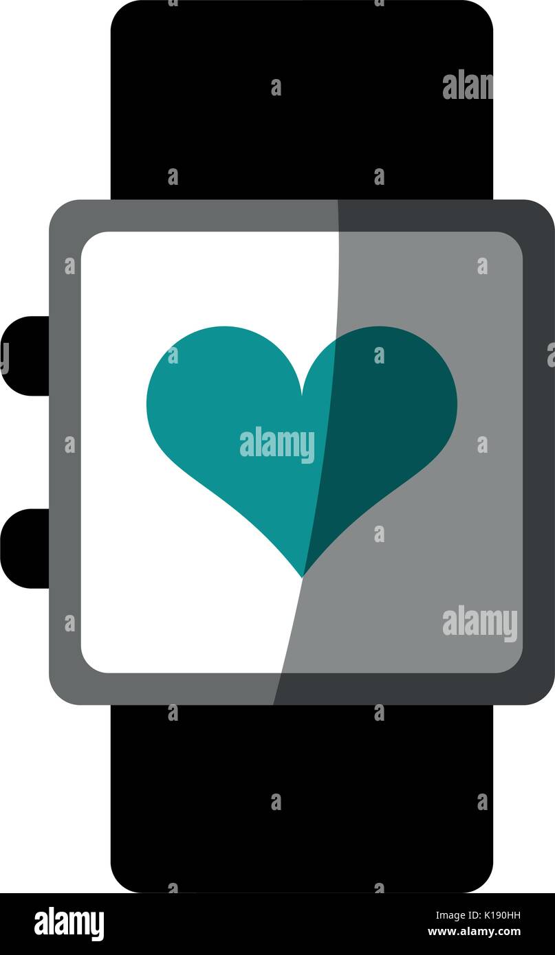 heart rate wrist monitor icon image Stock Vector Image & Art - Alamy