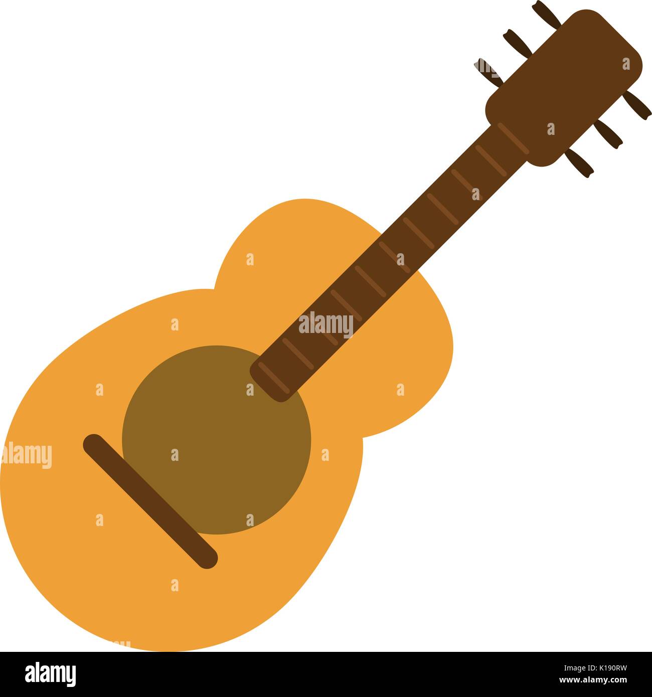 acoustic guitar icon image Stock Vector
