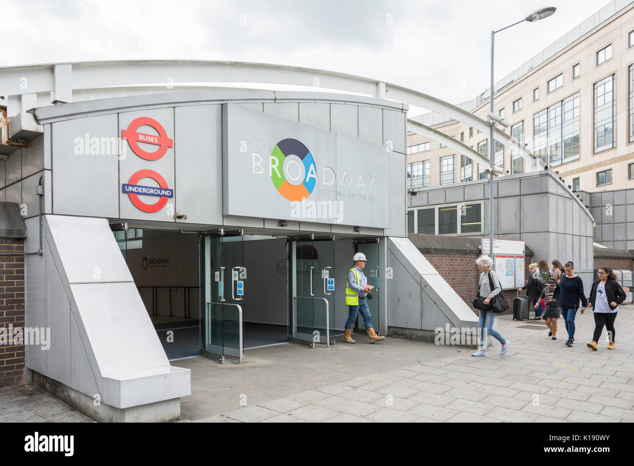 Broadway Shopping Centre Stock Photo Alamy