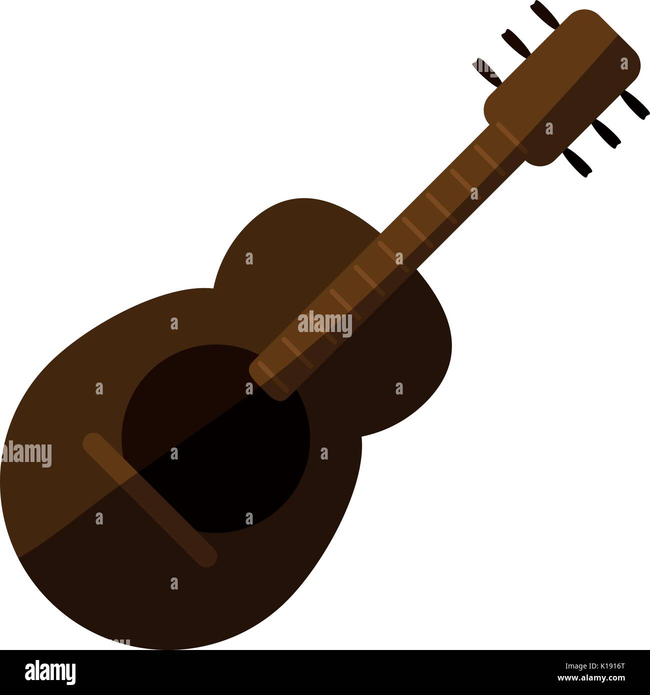 acoustic guitar icon image Stock Vector