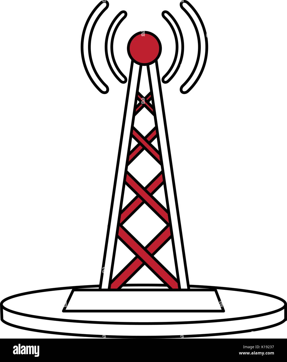 Electronic signal antenna Stock Vector Image & Art - Alamy