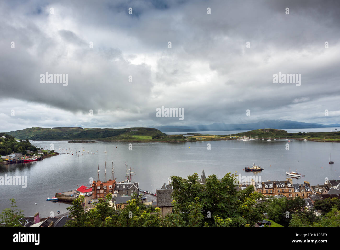 Oban Harbour view Argyll Scotland Stock Photo - Alamy