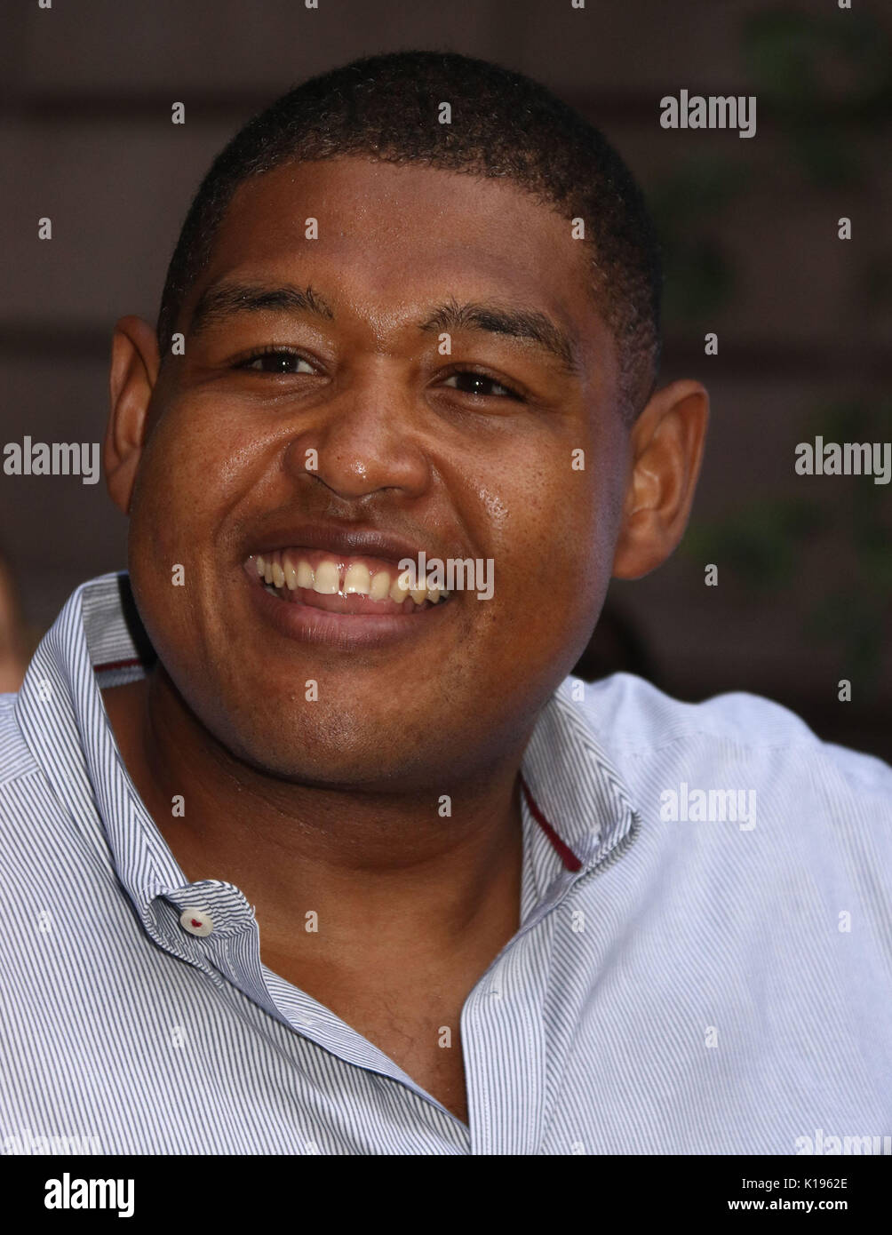 August 24, 2017 - New York, New York, U.S. - Tennis star OMAR BENSON