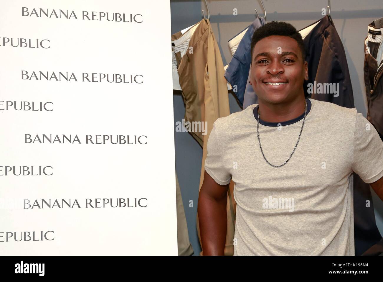 Didi Gregorius at instore appearance for Banana Republic Rapid