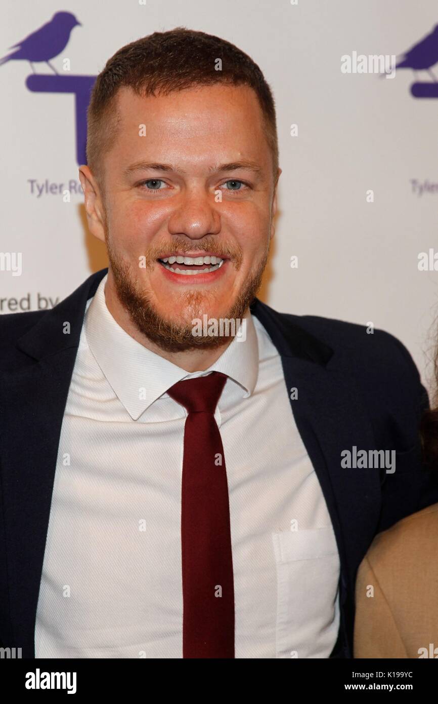 Dan Reynolds at arrivals for The 4th Annual Believer Gala for The Tyler Robinson Foundation (TRF), Caesars Palace, Las Vegas, NV August 25, 2017. Photo By: JA/Everett Collection Stock Photo