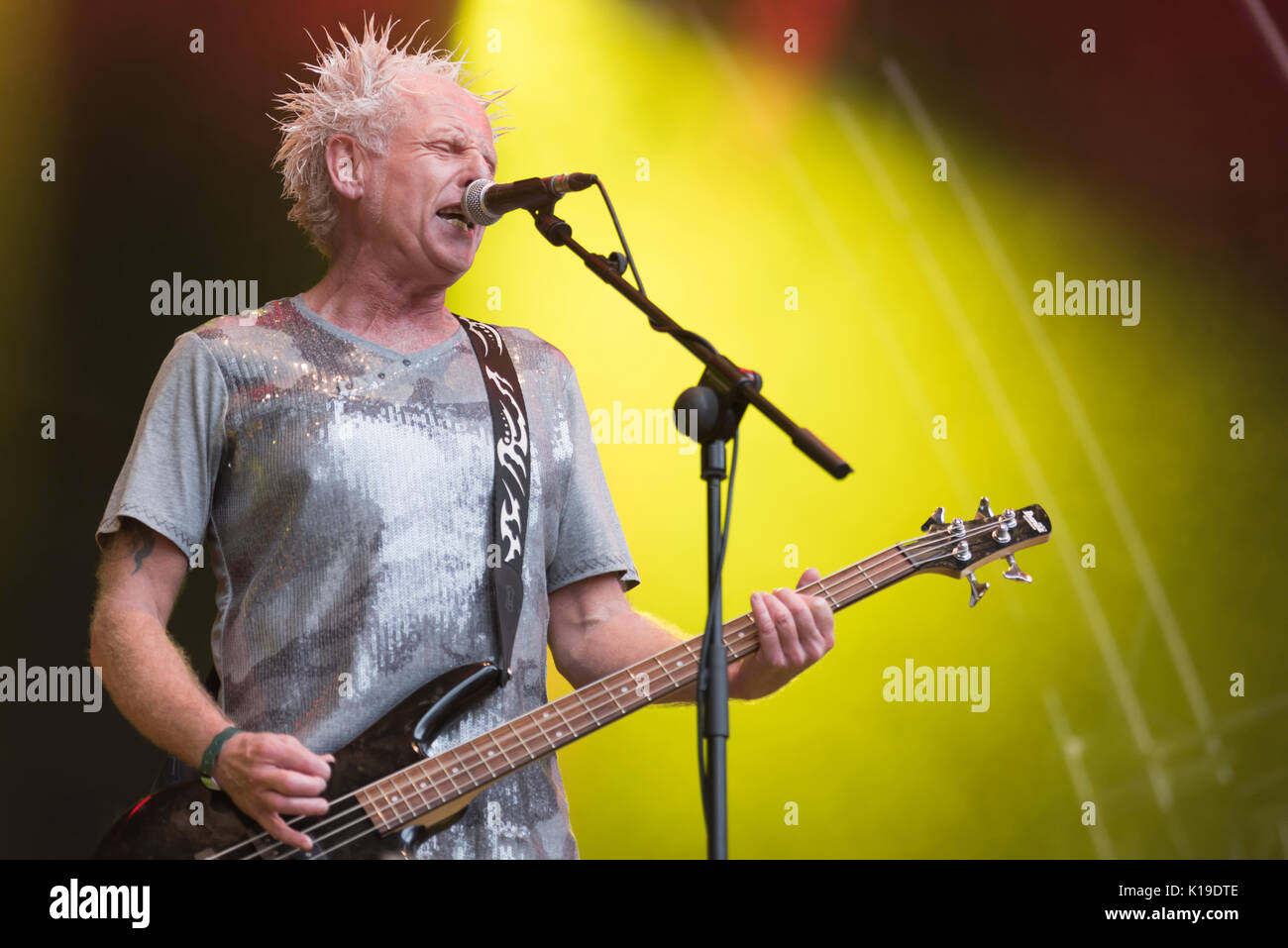 Belfast, Northern Ireland. 27/08/2017 Greg Cowan from Belfast punk