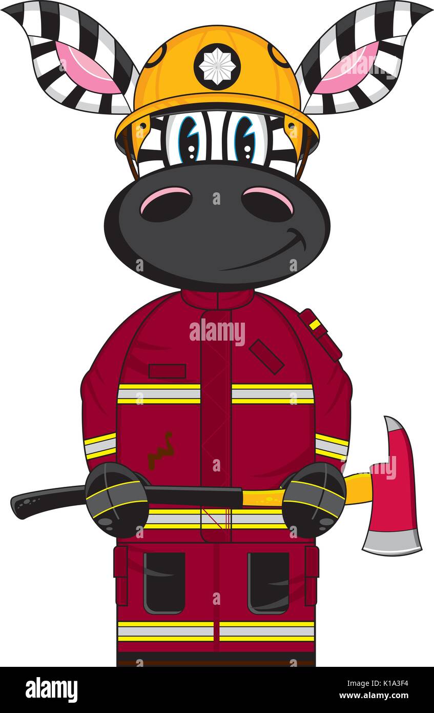 Fireman Cartoon High Resolution Stock Photography And Images Alamy