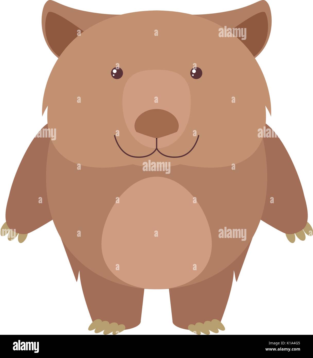 Koala bear on white background illustration Stock Vector Image & Art ...