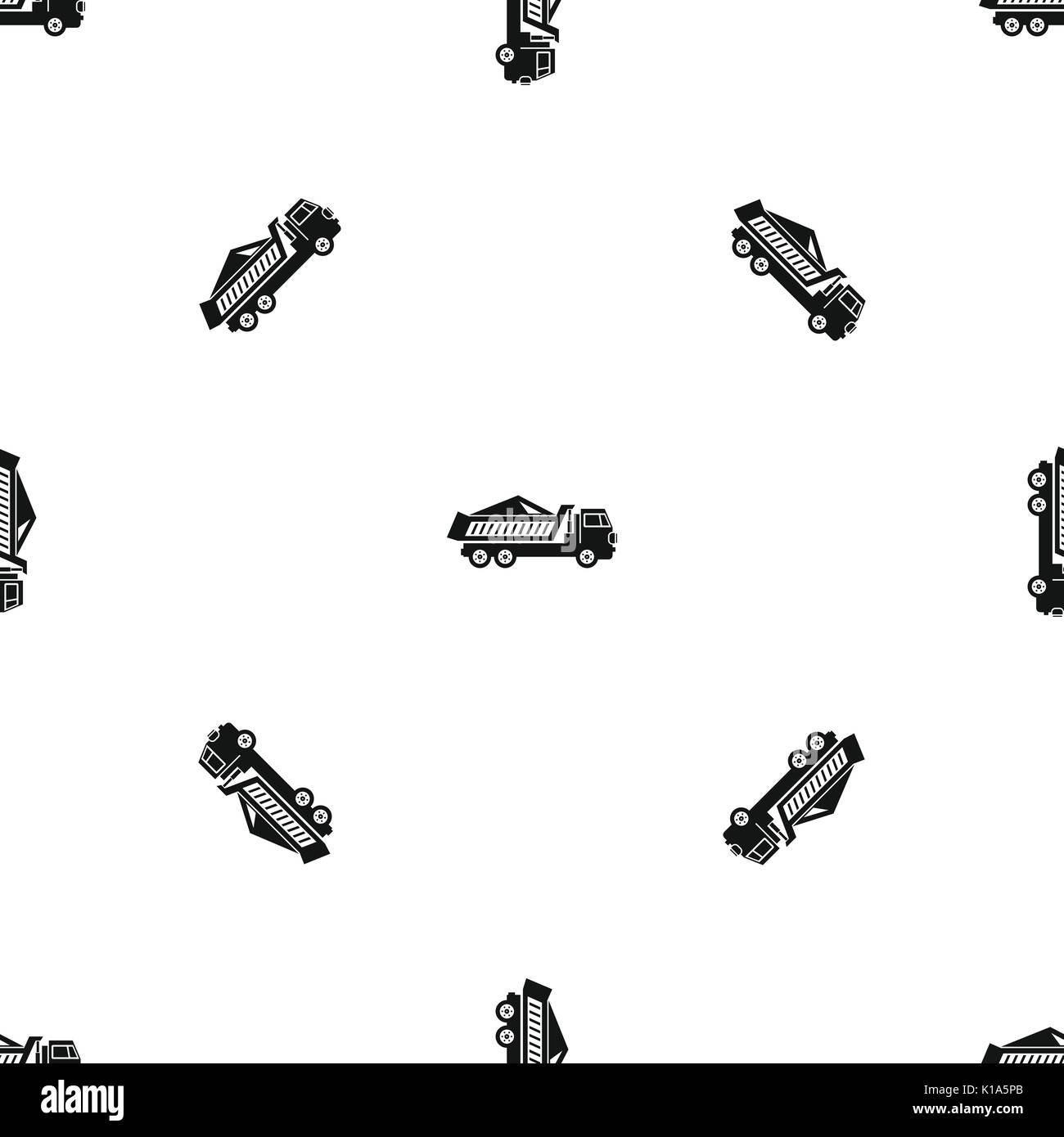Dump track pattern seamless black Stock Vector Image & Art - Alamy