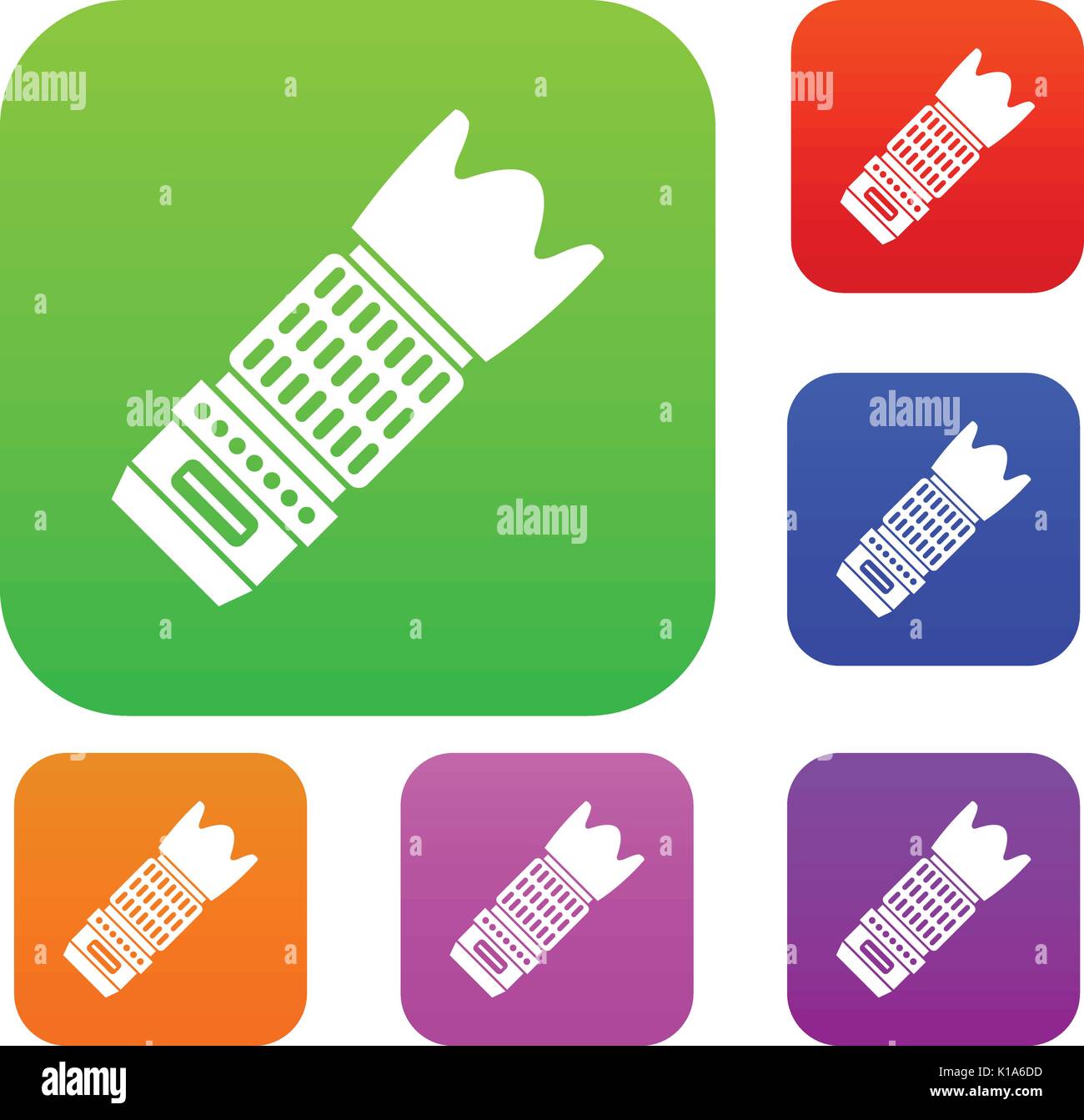 Interchangeable lens for camera set collection Stock Vector Image & Art Alamy