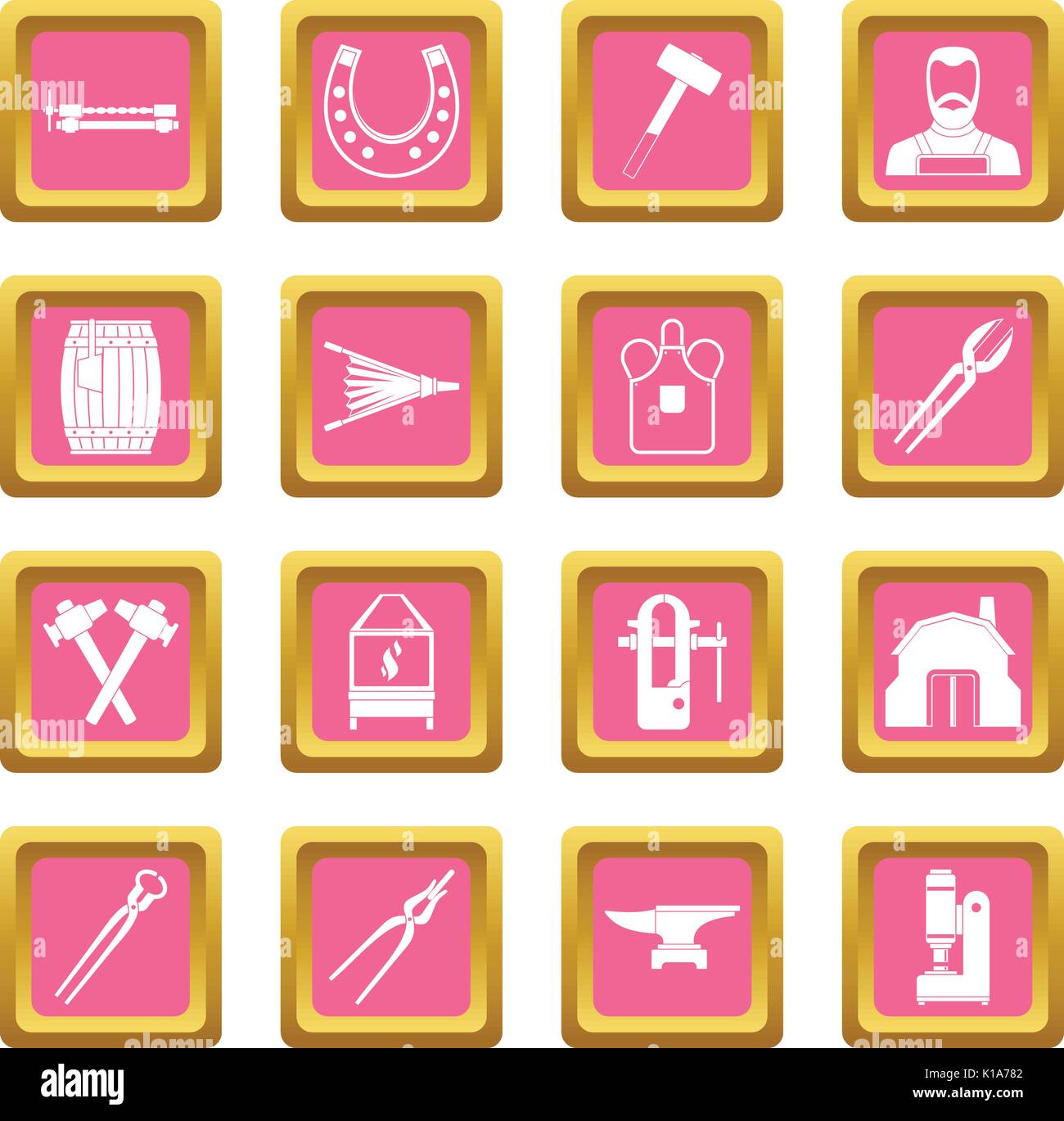 Pink barrel Stock Vector Images Alamy