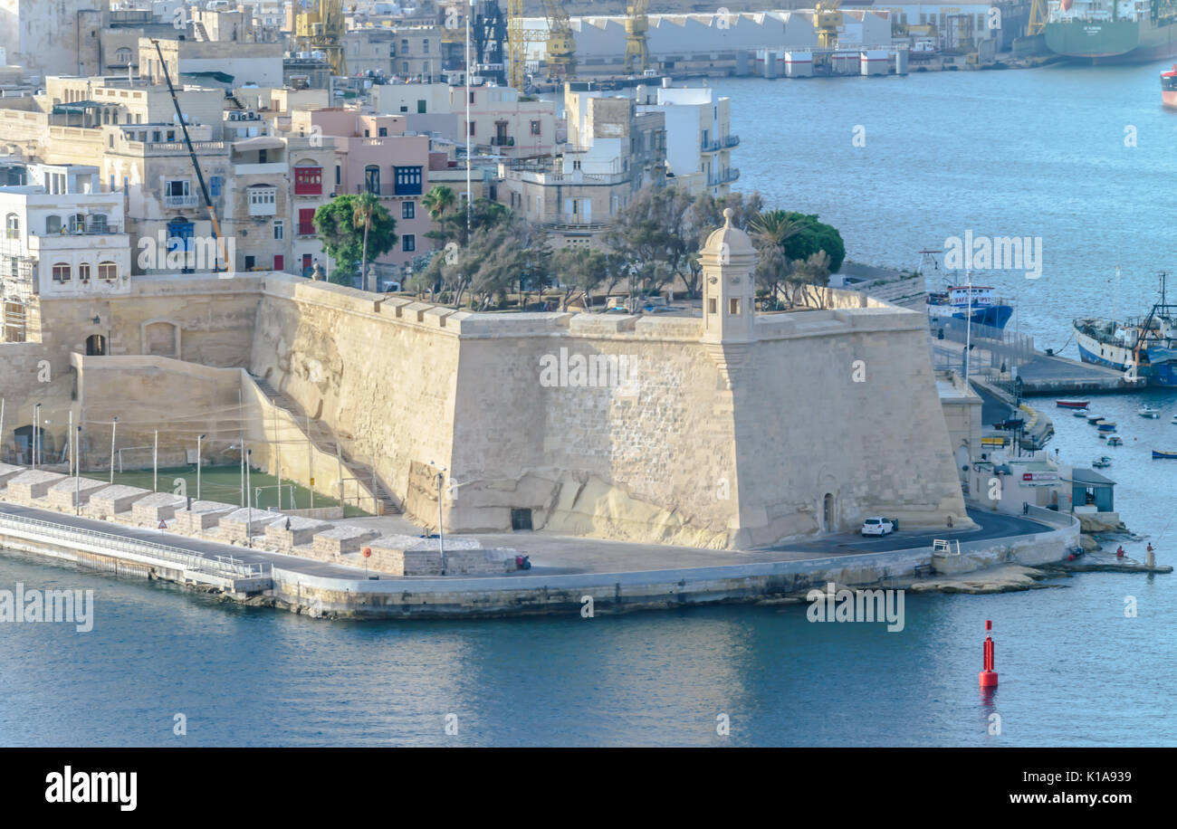 Senglea Fortress Stock Photo Alamy