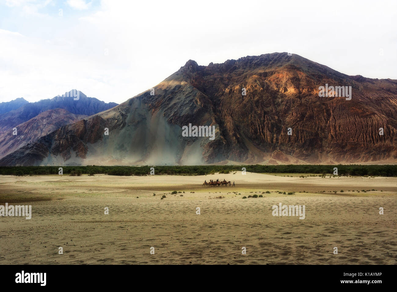 Ladakh, India - Beautiful scenic view from Panamik Village in Nubra Valley,  Ladakh, Jammu and Kashmir, India Stock Photo - Alamy