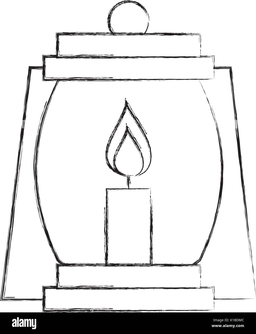 lantern camping isolated icon Stock Vector Image &amp; Art - Alamy