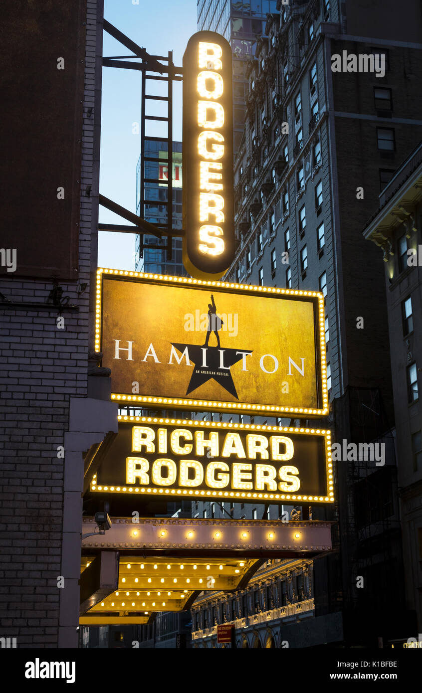 Hamilton tickets richard rodgers hot sale
