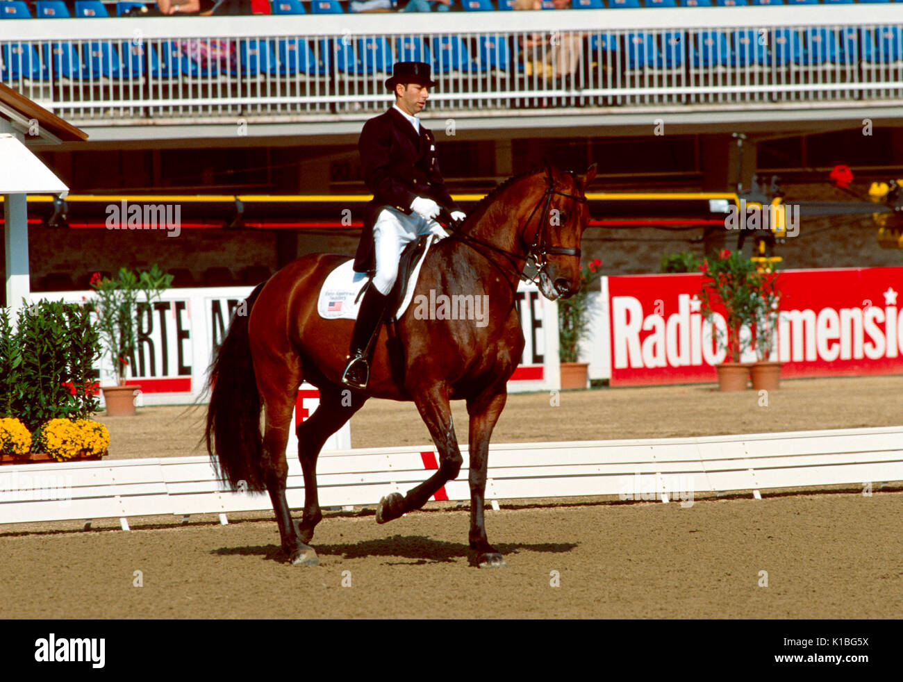 World Equestrian Games, Rome October 1998, Robert Dover (USA) riding