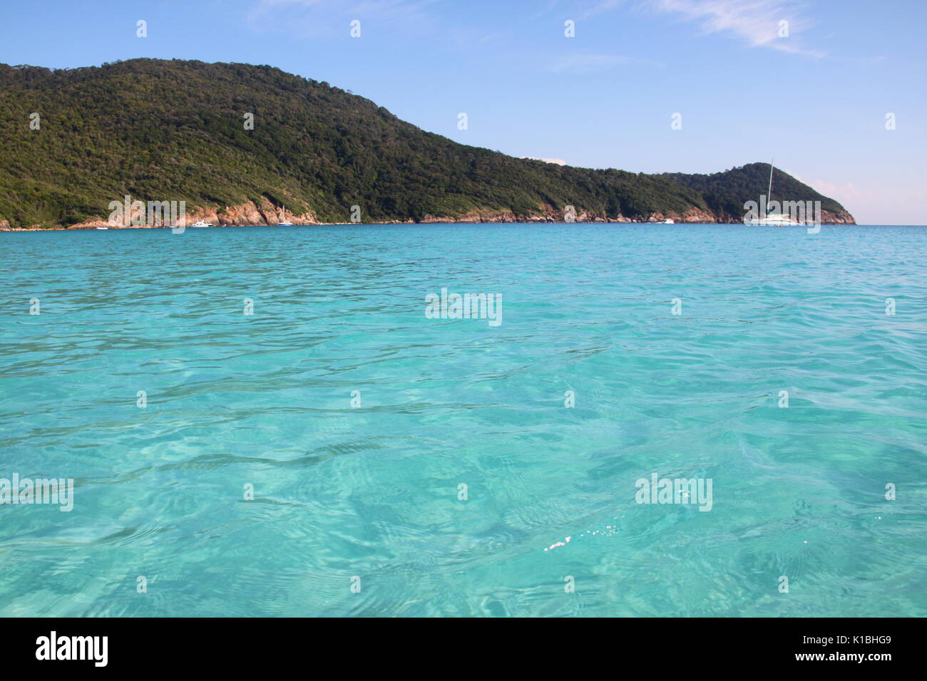 Teluk Dalam, beautiful island of Pulau Redang, Malaysia Stock Photo