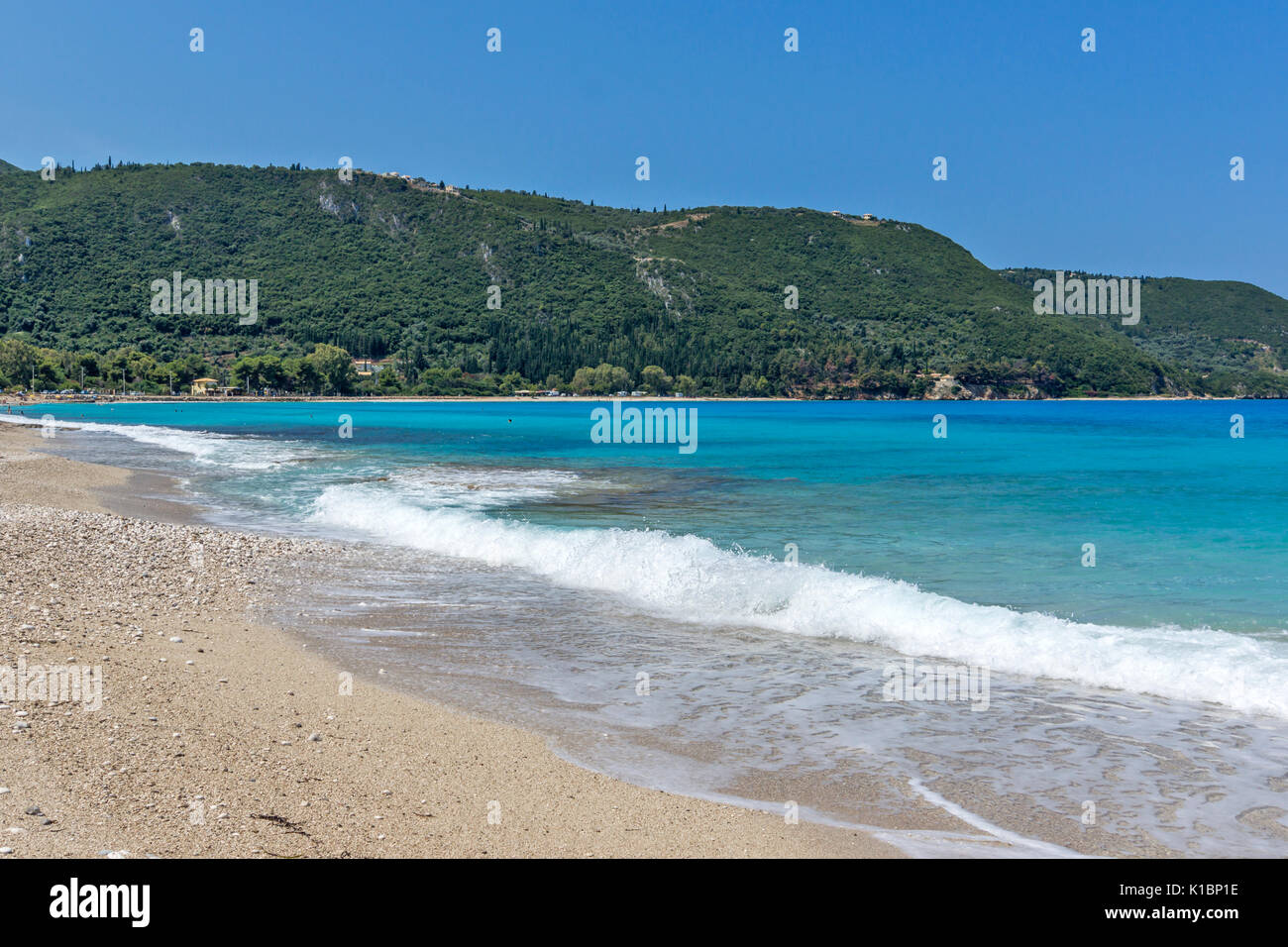 Agios Ioannis Beach, Lefkada, Ionian Islands , Greece Stock Photo - Alamy