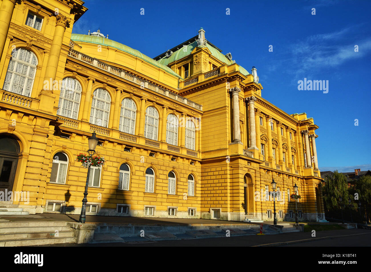 Croatian National Theater building in Zagreb, capital of Croatia, that ...
