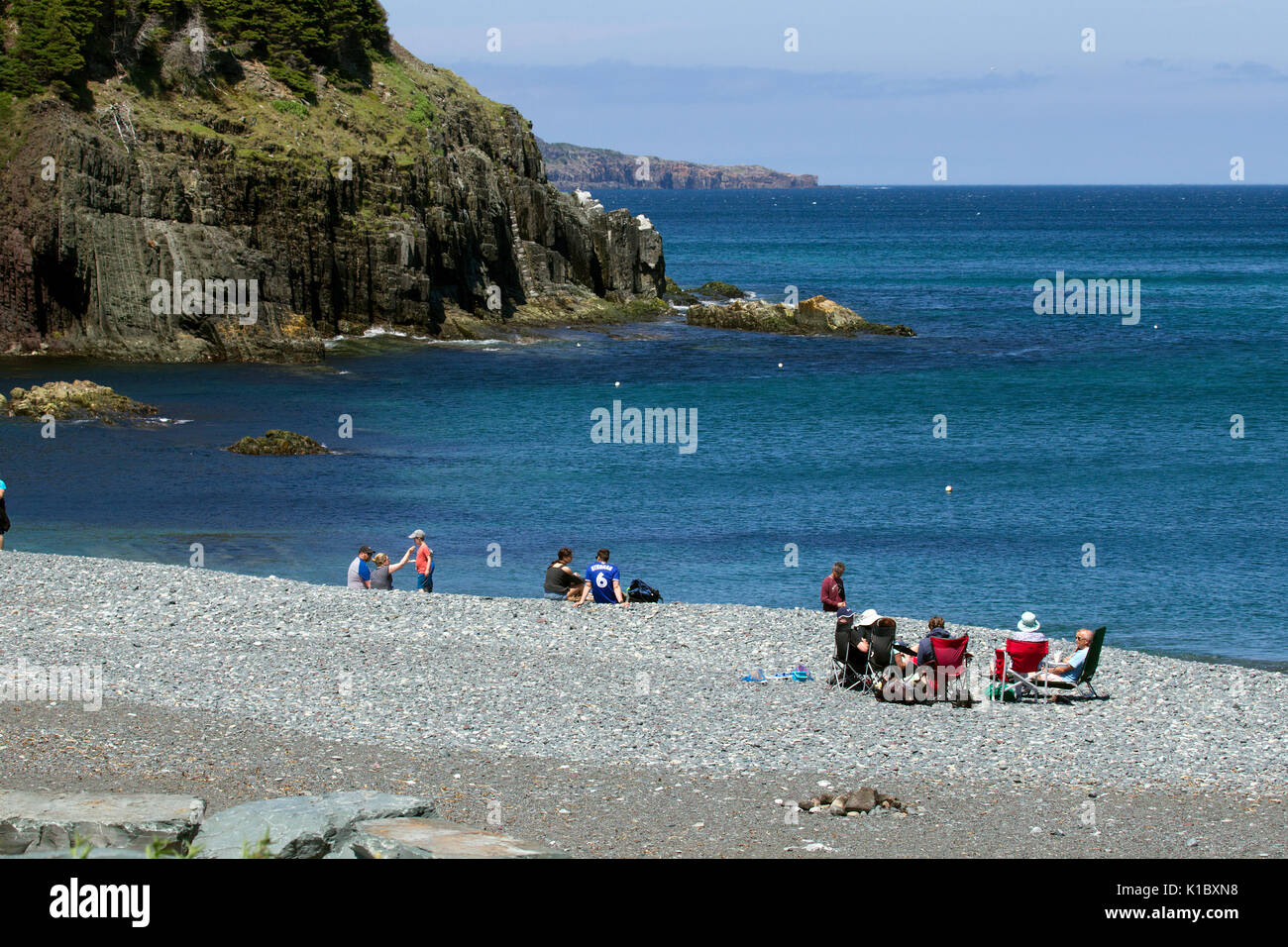 Middle Cove Beach St. John's Newfoundland Stock Photo