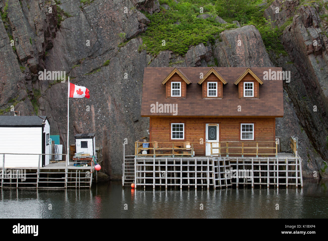 Small house in quidi vidi newfoundland hires stock photography and
