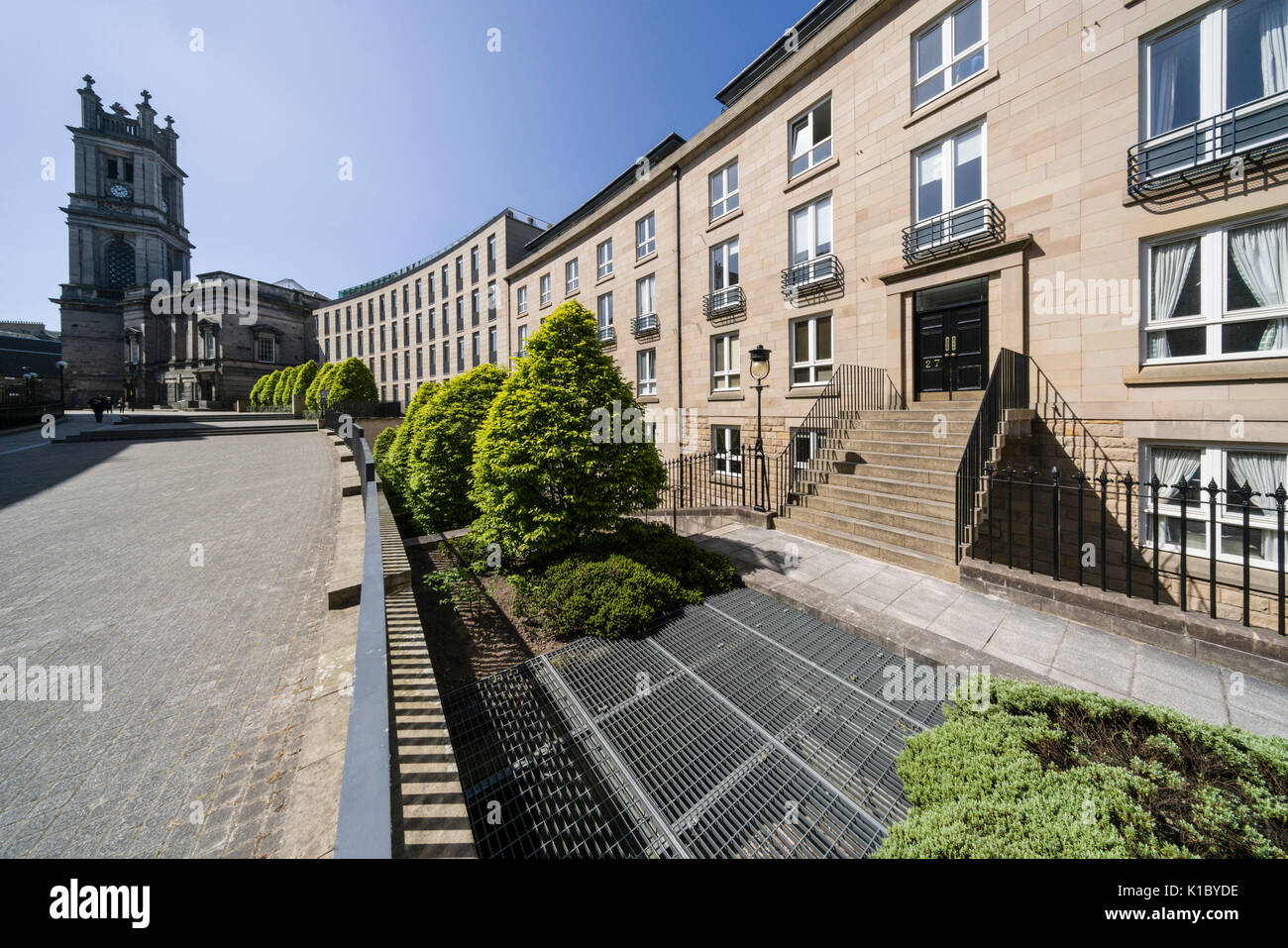Scotland Edinburgh New Town. St Vincent Place, new development Stock