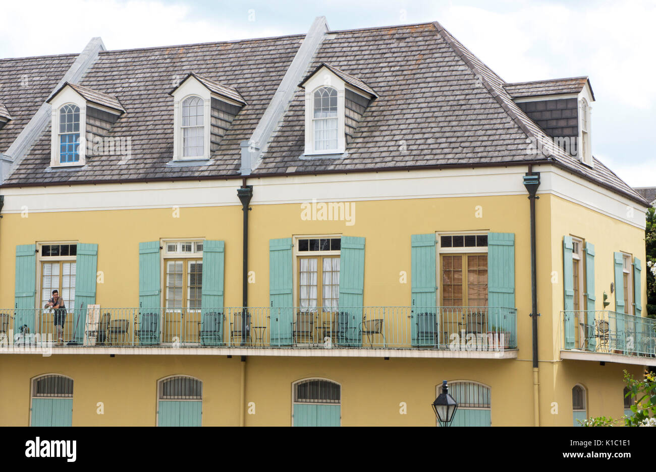 Renovated French Quarter apts in New Orleans, LA Stock Photo Alamy